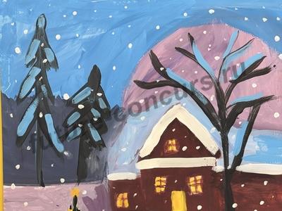 Новогодний пейзаж