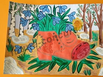 И расцвели подснежники!